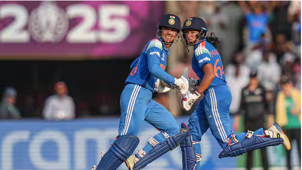 স্মৃতি মন্ধনা ও প্রতিকা রাওয়ালের শতরান, নিউজিল্যান্ডকে হারিয়ে বিশ্বকাপ সেমিফাইনালে ভারত!