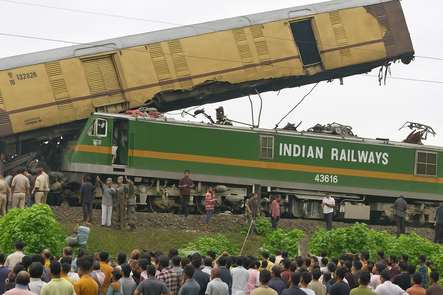 বিলাসপুরে মেমু ট্রেনের ধাক্কায় ভয়াবহ রেল দুর্ঘটনা: নিহত-আহত, ট্রেন চলাচল ব্যাহত