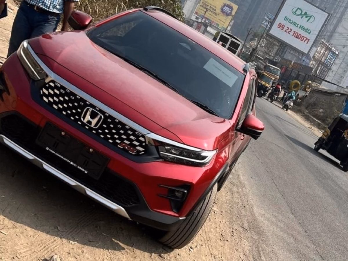 পুণেতে স্পাই শটে ধরা পড়ল Honda WR V RS  লঞ্চের আগেই উত্তেজনা গাড়িপ্রেমীদের মধ্যে