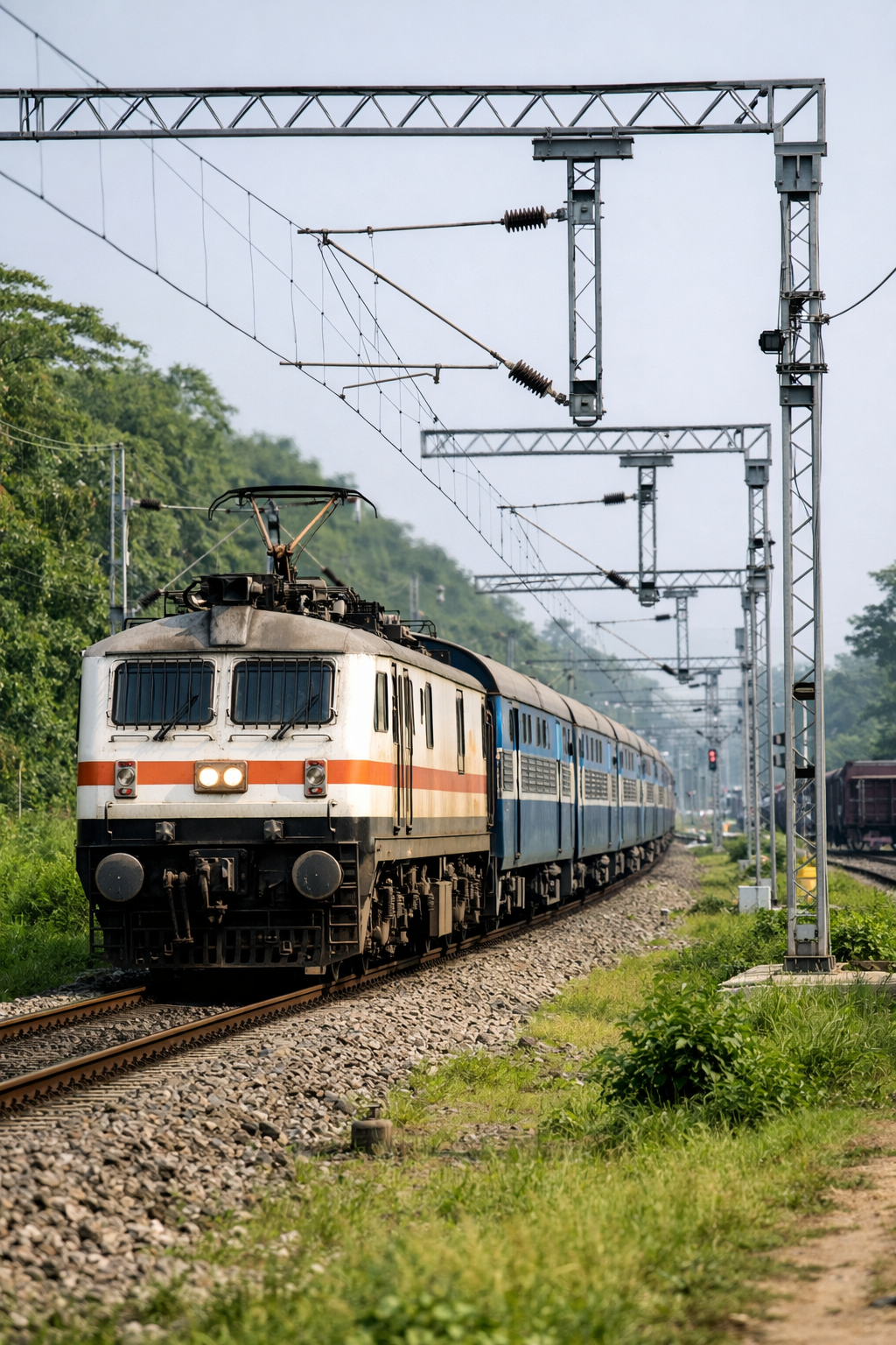 ট্র্যাক বৈদ্যুতিকরণে উল্লেখযোগ্য অগ্রগতি অর্জন উত্তর পূর্ব সীমান্ত রেলওয়ের তিনসুকিয়া ডিভিশন-এর।