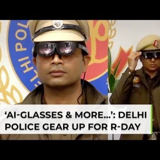 প্রজাতন্ত্র দিবসে হাই-টেক নিরাপত্তা পুলিশের চোখে ঢুকল AI সানগ্লাস