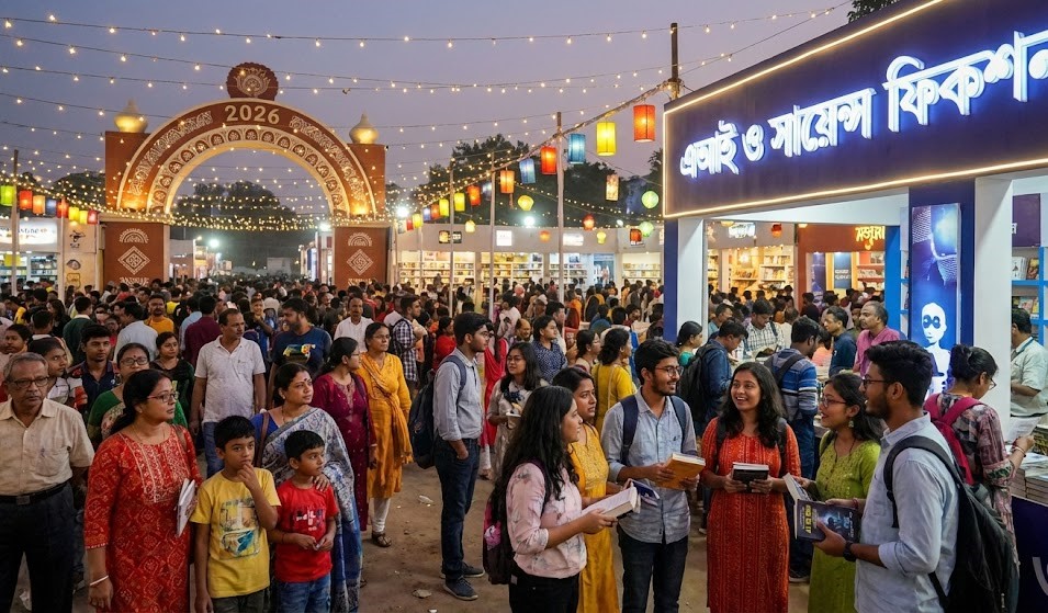 কলকাতা বইমেলা ২০২৬: শেষ শনিবারে জনজোয়ার, বই বিক্রিতে সর্বকালের সব রেকর্ড চুরমার