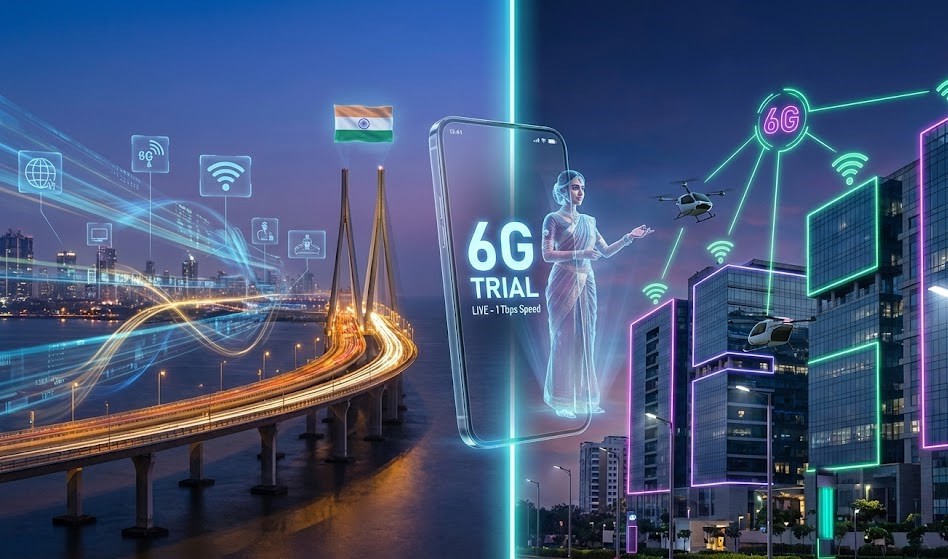 ভারতের প্রযুক্তিতে নতুন সূর্যোদয়: মুম্বাই ও বেঙ্গালুরুতে শুরু হলো সিক্স-জি (6G) বিপ্লব, ইন্টারনেটের গতিতে বিশ্বকে তাক লাগাল ভারত