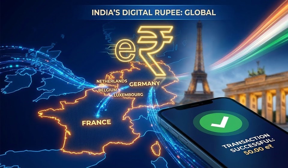 ডিজিটাল রুপির বিশ্বজয়: ইউরোপের ৫টি দেশে চালু হলো ভারতের ‘ই-রুপি’, মুদ্রাবিনিময়ের ঝক্কি ছাড়াই ঘুরবে ভারতীয় পর্যটকরা