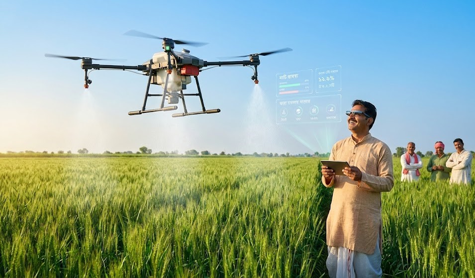 আকাশ থেকেই হবে চাষবাস: ড্রোনের ভর্তুকি বেড়ে ৭৫%! কৃষিতে ডিজিটাল বিপ্লবের ডাক কেন্দ্রের, বদলে যাচ্ছে ভারতের গ্রাম