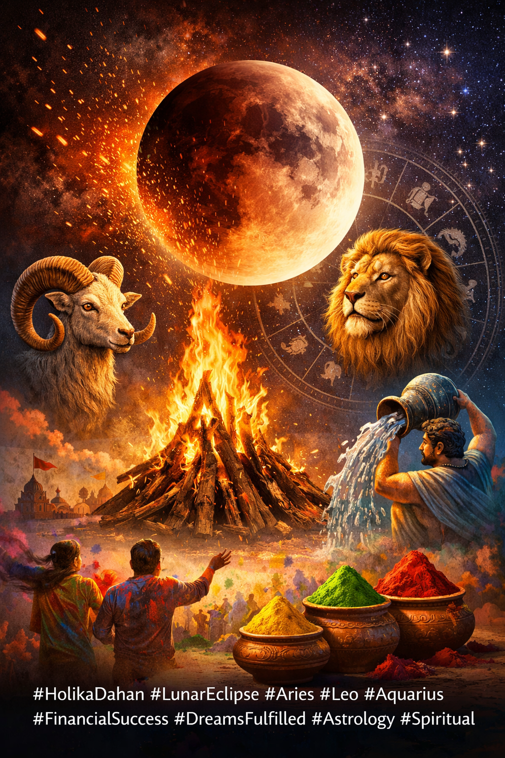  হোলিকা দহনের দিন চন্দ্রগ্রহণ আর্থিক সাফল্যে ভাগ্য মুড়বে ৩ রাশির দীর্ঘদিনের স্বপ্ন পূরণ