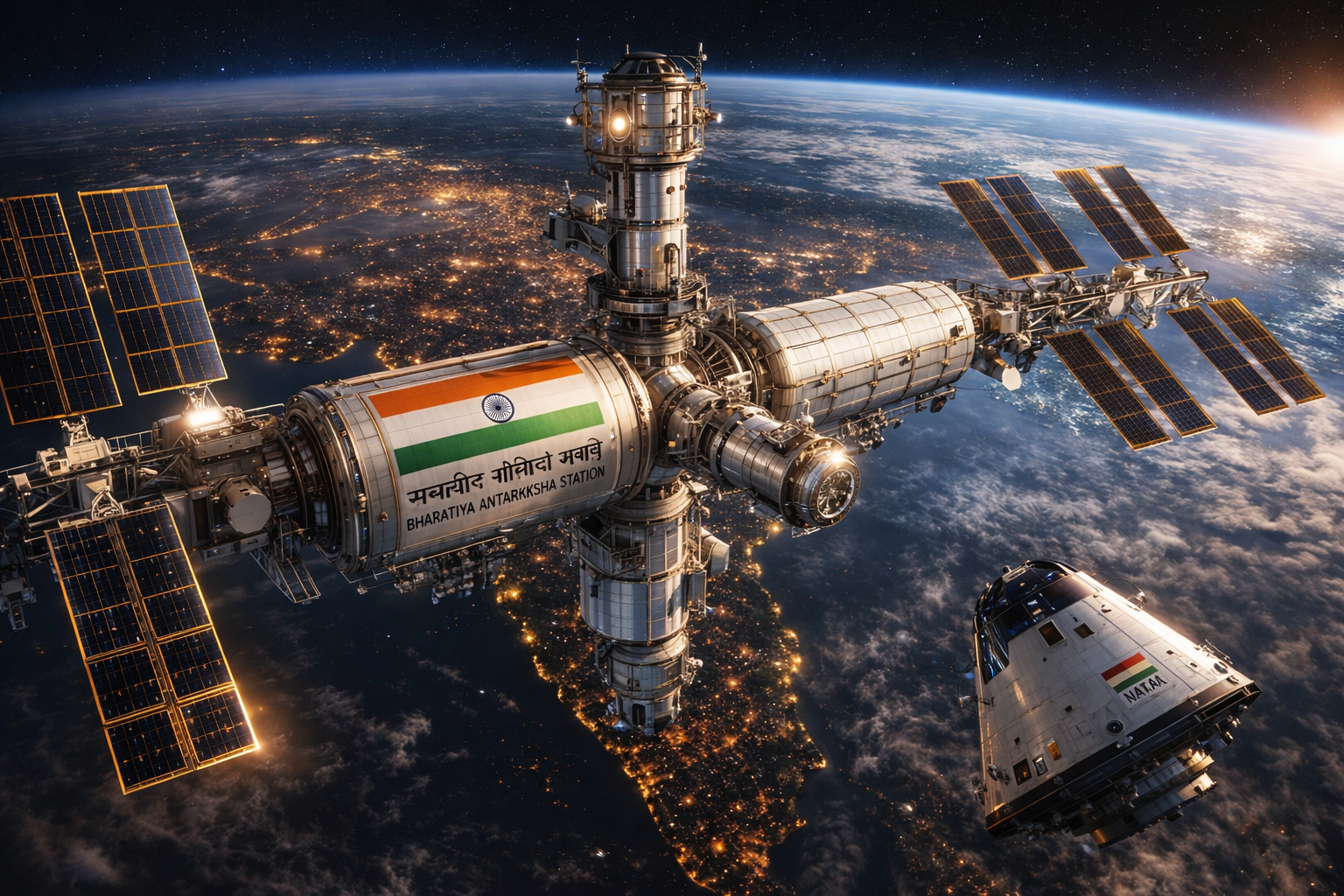 ইসরোর ঐতিহাসিক ঘোষণা ২০২৮ এই মহাকাশে পাড়ি দেবে ভারতীয় অন্তরীক্ষ স্টেশন এর প্রথম মডিউল, বিশ্বমঞ্চে ভারতের নতুন শক্তি