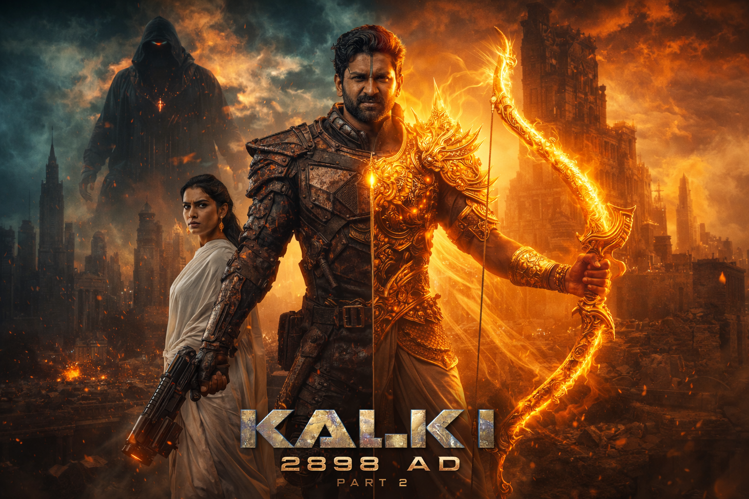 কল্কি ২৮৯৮ এডি পার্ট ২ এর ধামাকা টিজারে প্রভাস দীপিকার লুক দেখে স্তম্ভিত নেটদুনিয়া