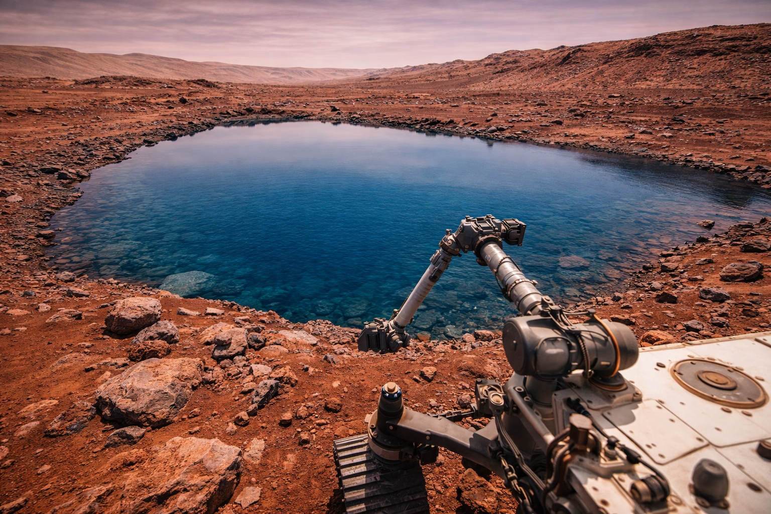 মঙ্গলে নীল হ্রদ: নাসার ছবিতে চাঞ্চল্য, যৌথ অভিযানে নামছে ইসরো এবং মহাকাশ বিজ্ঞানে এক নতুন যুগের সূচনা