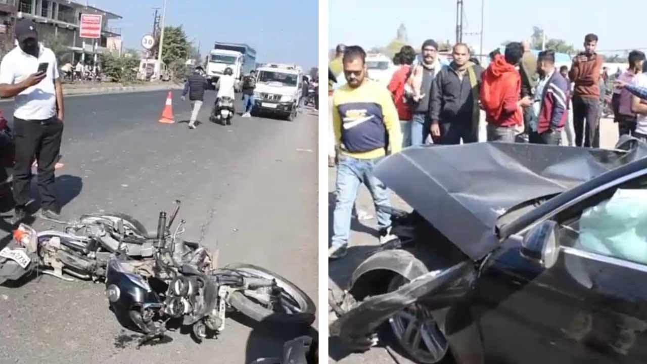 বিয়ের কার্ড বিলি করতে যাওয়ার পথে দুর্ঘটনা বেপরোয়া গাড়ির ধাক্কায় মৃত্যু বাবা ছেলে এবং এক আত্মীয়ের