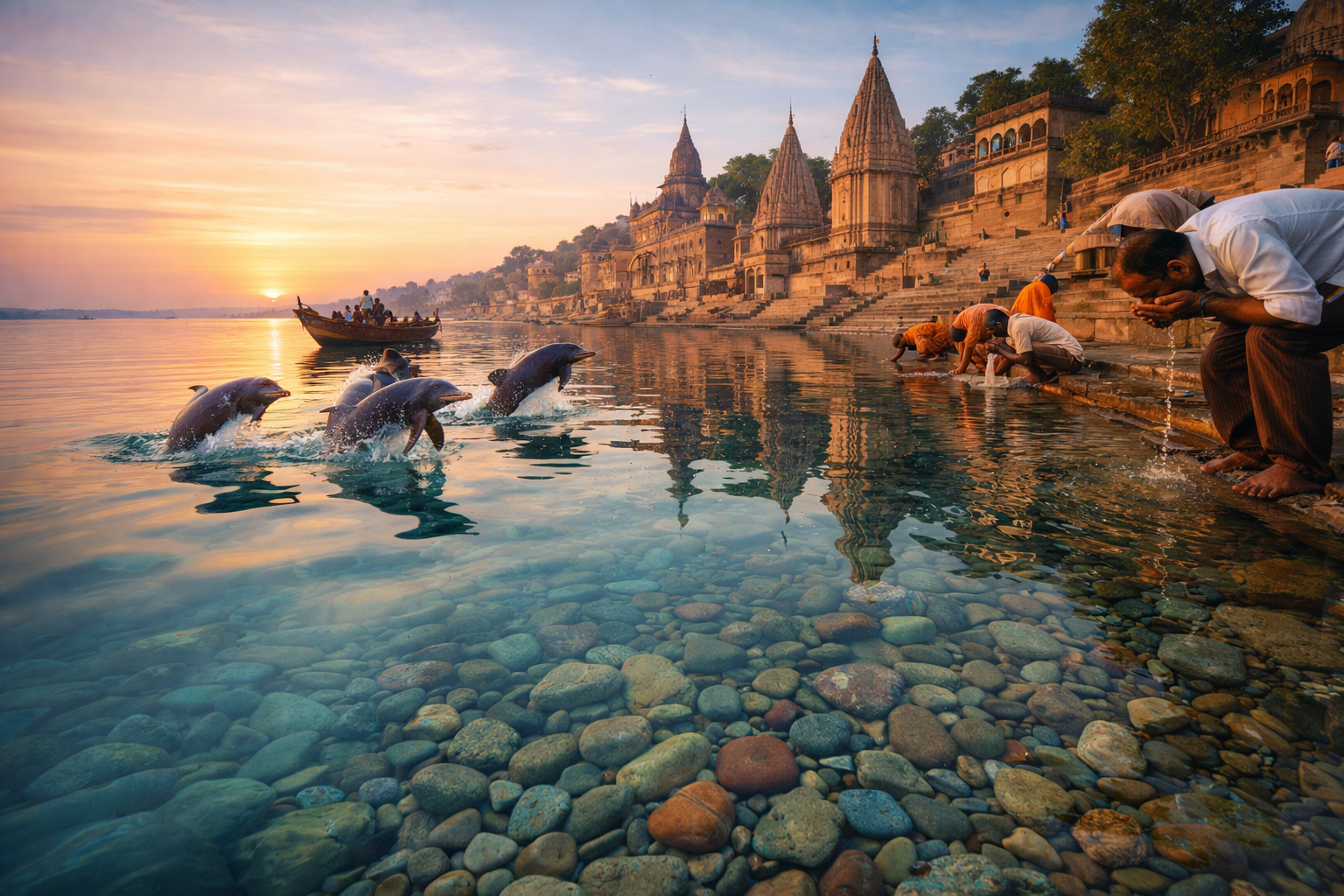 গঙ্গা নদীর জল এখন ১০০ শতাংশ পানযোগ্য ন্যানো প্রযুক্তির জাদুতে দূষণমুক্ত হলো ভারতের লাইফলাইন এবং পরিবেশ রক্ষায় বিশ্বরেকর্ড