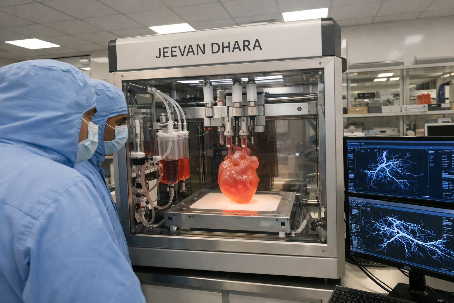 ভারতের চিকিৎসায় নতুন ইতিহাস চেন্নাইয়ে তৈরি হলো বিশ্বের প্রথম থ্রি ডি প্রিন্টেড হৃদপিণ্ড এবং অঙ্গ প্রতিস্থাপনের অপেক্ষার দিন শেষ