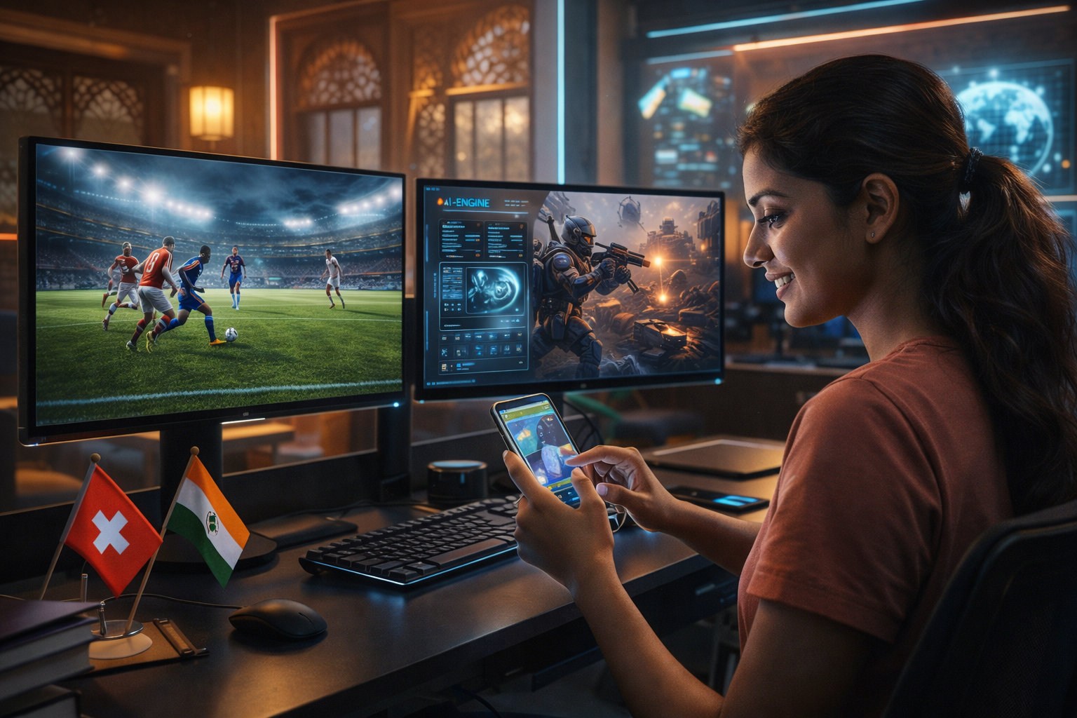 সুইস প্রযুক্তির ছোঁয়ায় বর্ধমানে শুরু হলো ভারতের প্রথম এআই মোবাইল গেমিং হাব খেলঅস্ত্র এবং কন্টেন্ট ক্রিয়েটরদের জন্য খুলল উপার্জনের নতুন পথ