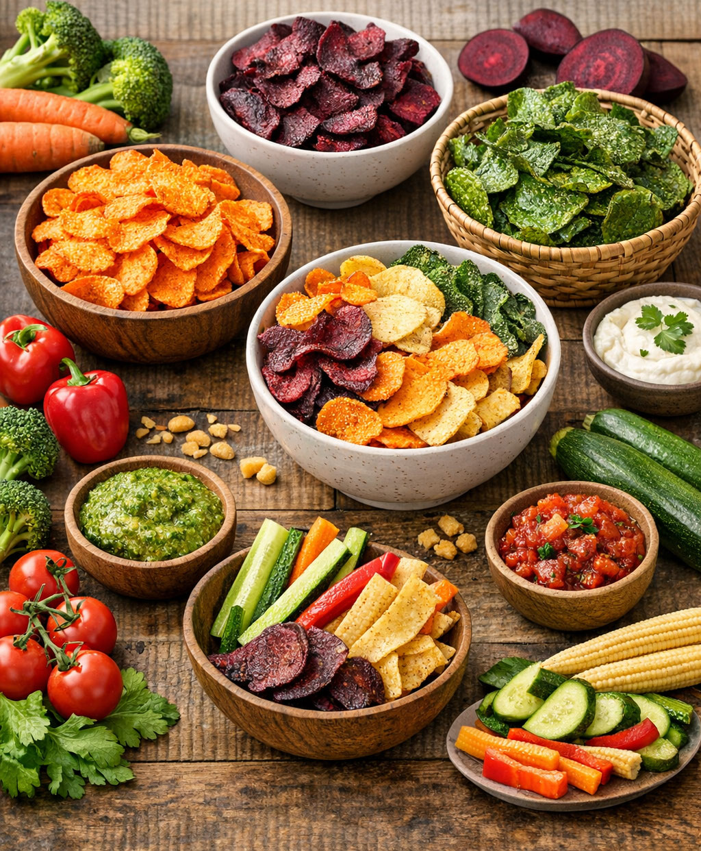 শিশুর চিপ্‌স নেশা কাটাতে তৈরি করুন স্বাস্থ্যকর সব্জির রকমারি চিপ্‌স