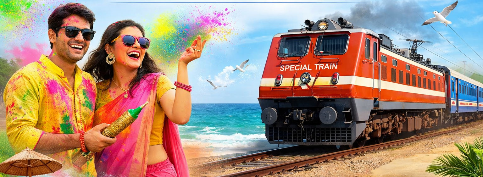 বিশেষ ট্রেন পরিষেবা শুরু দোলে দিঘা ভ্রমণে সুবিধা
