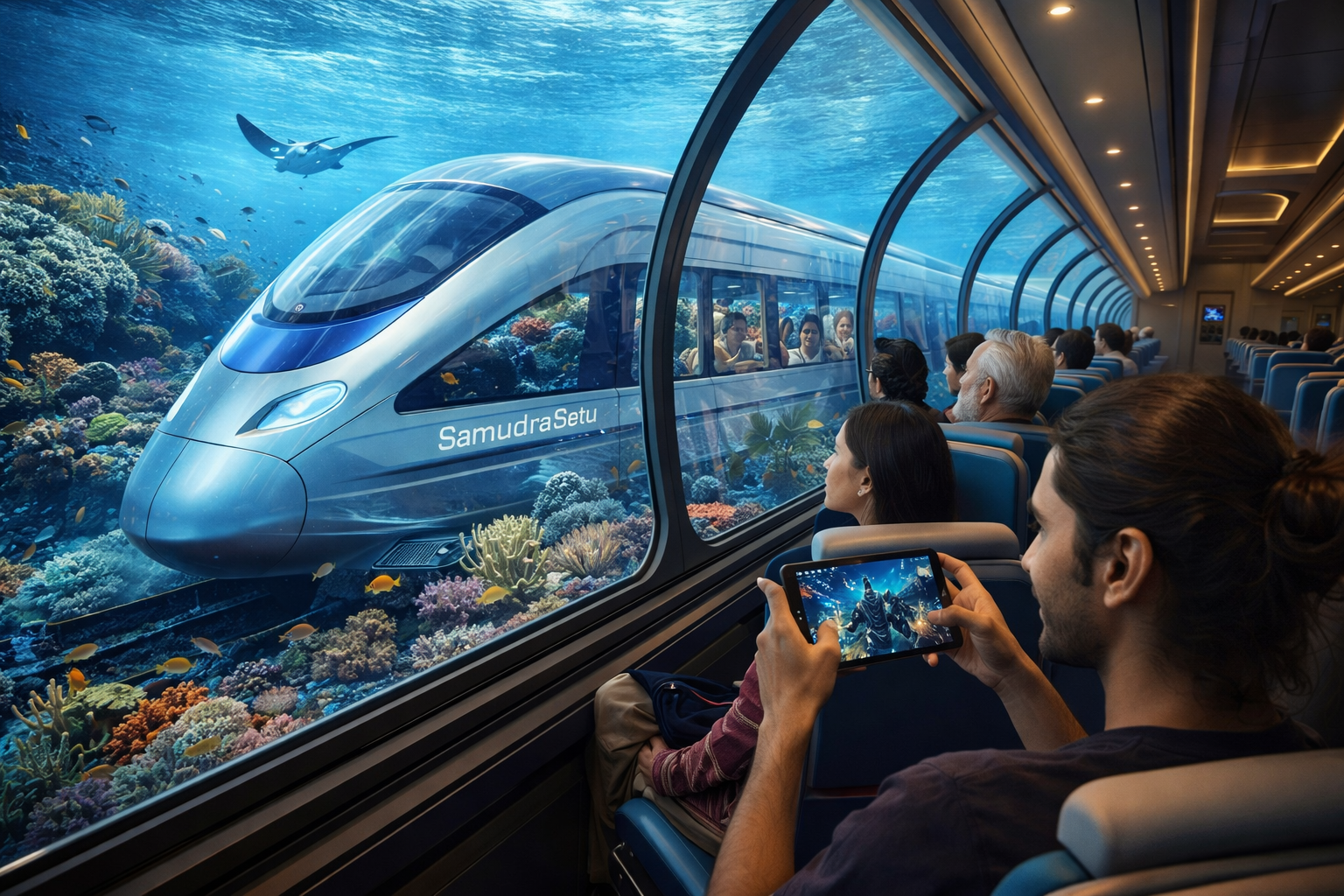 ভারতের তৈরি বিশ্বের প্রথম সমুদ্রতলদেশী হাইস্পিড বুলেট ট্রেন সমুদ্রসেতু উদ্বোধন এবং ভারত ও শ্রীলঙ্কার মধ্যে যাতায়াতের নতুন যুগ