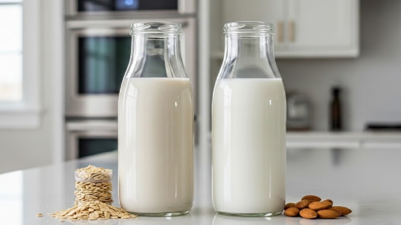 পেট সুস্থ রাখতে কোনটা সেরাকাঠবাদাম দুধওটস দুধ নাকি প্রাণিজ দুধ?