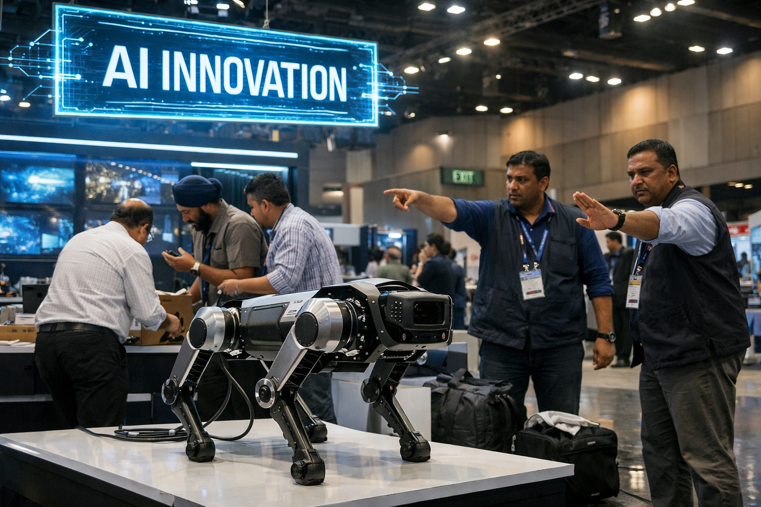 নয়াদিল্লিতে ইন্ডিয়া এআই ইমপ্যাক্ট সামিট ২০২৬ এর মেগা আয়োজন মানব ভিশনের প্রকাশ এবং ল্যাঙ্গোটিয়া ইউনিভার্সিটির চরম বিতর্ক