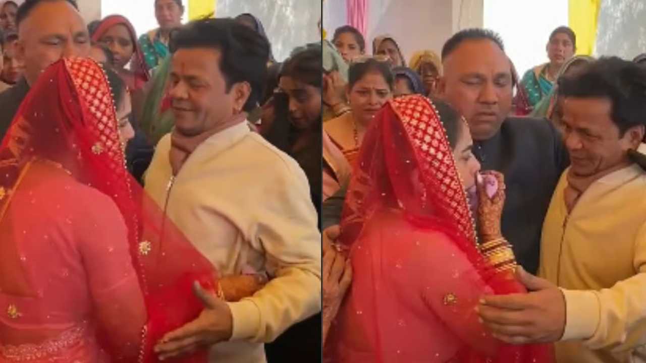 রাজপালকে আলিঙ্গন করেই নববধূর চোখে জল ভাইঝিকে কী বলে সান্ত্বনা দিলেন অভিনেতা