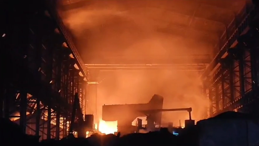 বেলঘরিয়া ডিভিশনে টেক্সমেকোরে ভয়াবহ অগ্নিকাণ্ড