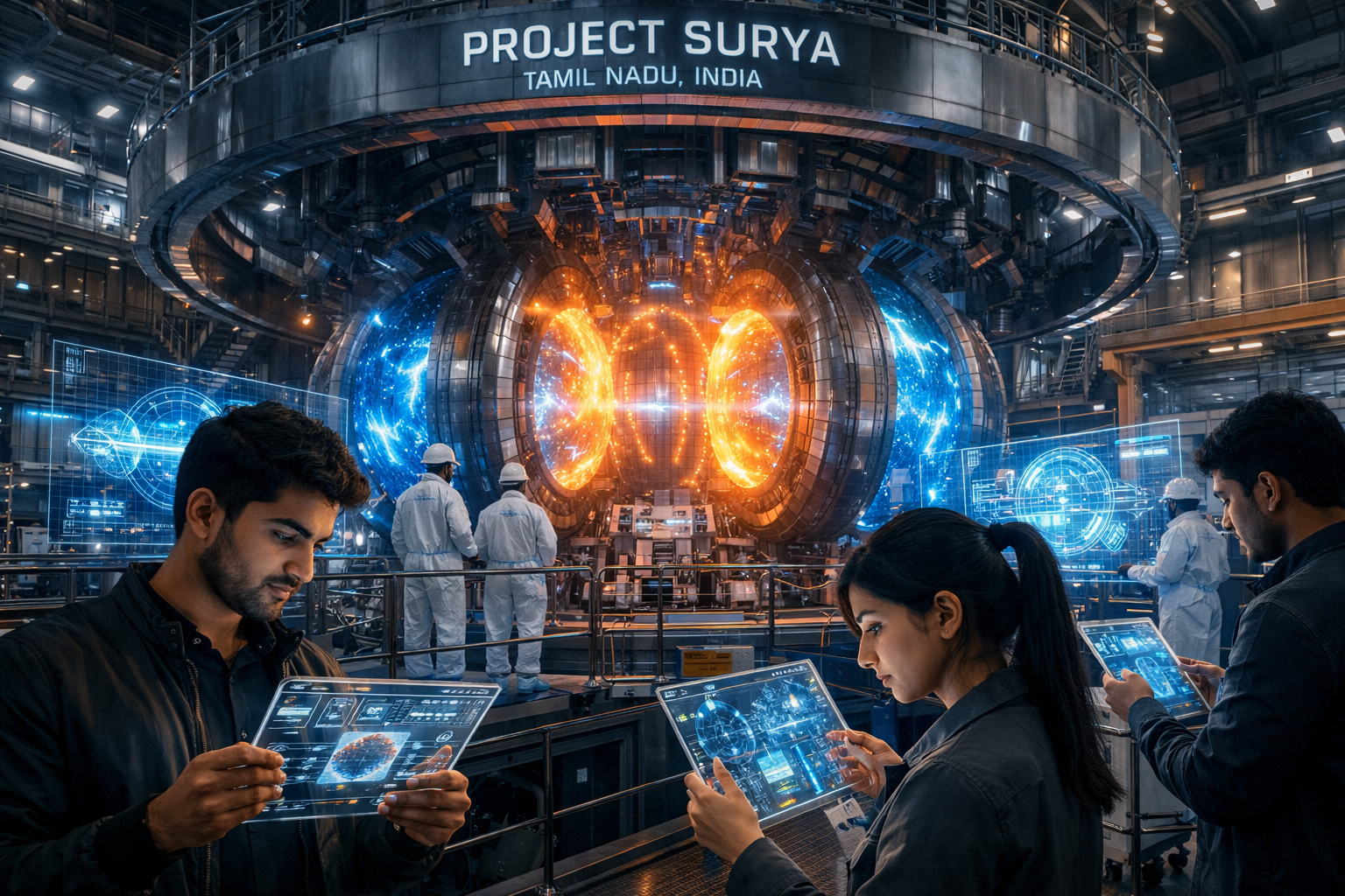 ভারতের তামিলনাড়ুতে উদ্বোধন হলো কৃত্রিম সূর্য প্রজেক্ট সূর্য এবং অফুরন্ত পরিষ্কার শক্তির নতুন যুগের সূচনা