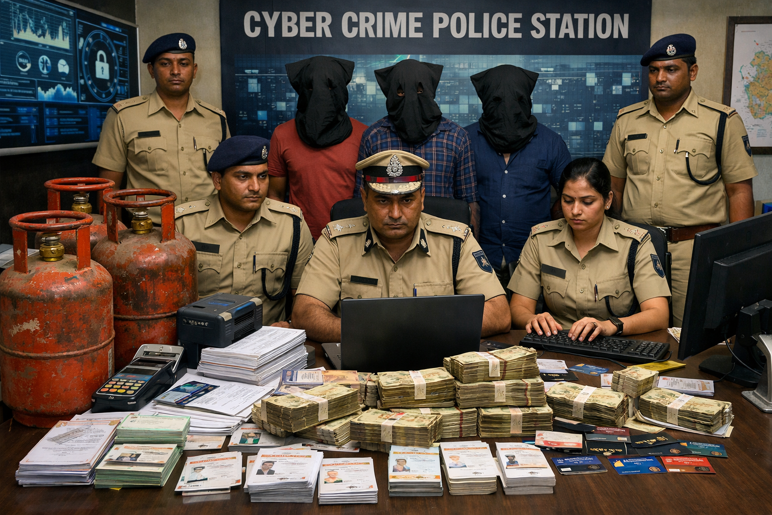 গ্যাস ভর্তুকির নামে ভুয়ো লেনদেনের জাল হাওড়ায় বড়সড় জালিয়াতির তদন্তে হাওড়া সিটি পুলিশ এর সাইবার ক্রাইম থানা