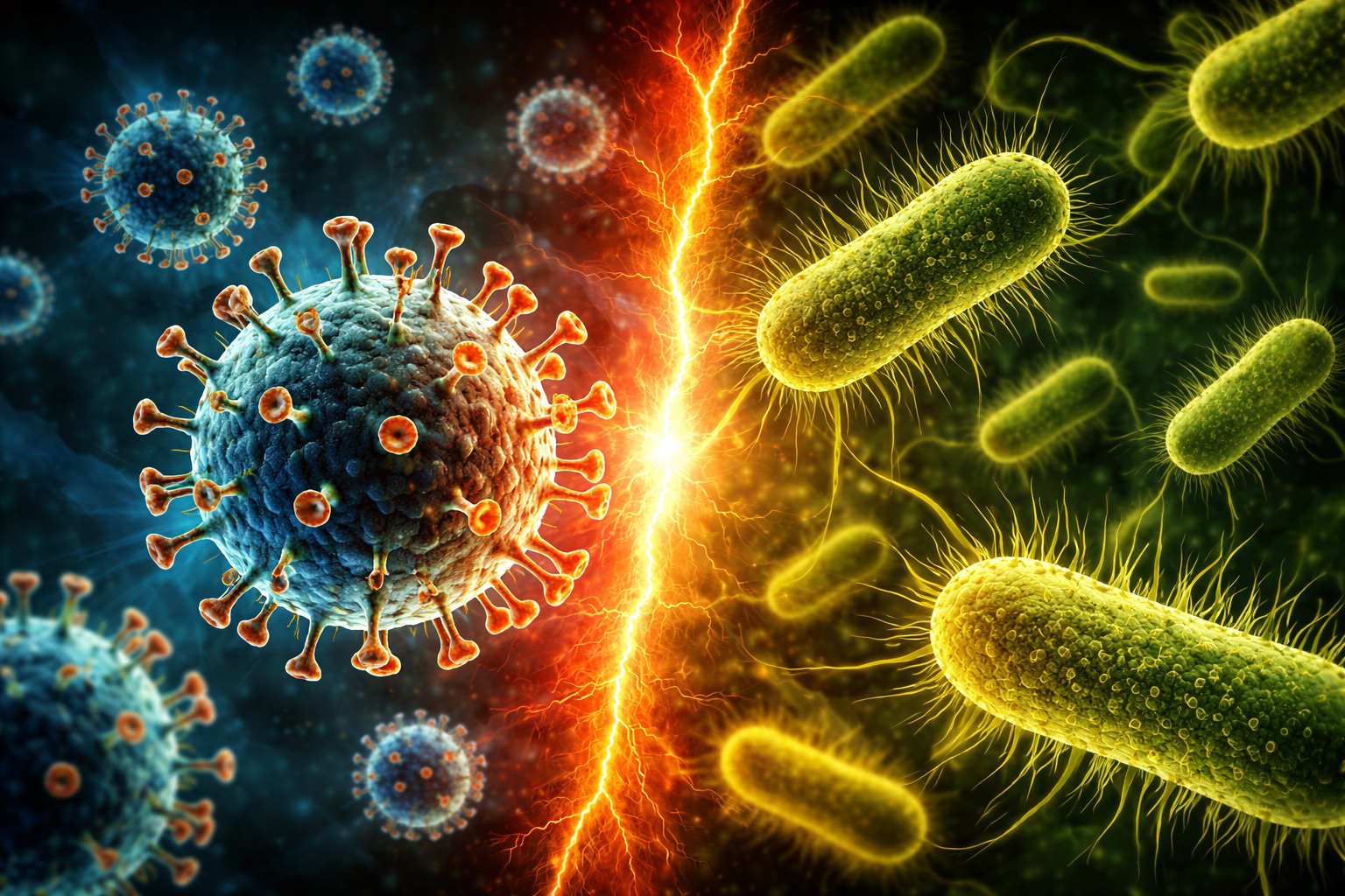 ভাইরাস না ব্যাকটেরিয়া মানুষের জন্য আসলেই বেশি ক্ষতিকর কোনটি