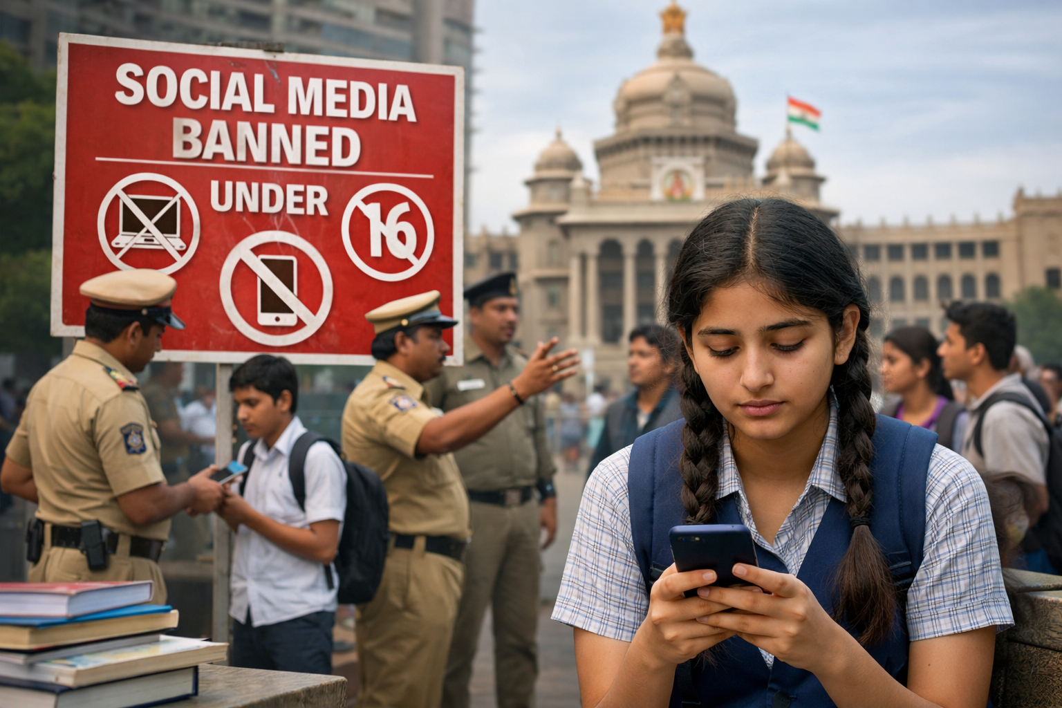 ১৬ বছরের নিচে সোশ্যাল মিডিয়া বন্ধের পথে কর্নাটক দেশে নজির গড়ার উদ্যোগ