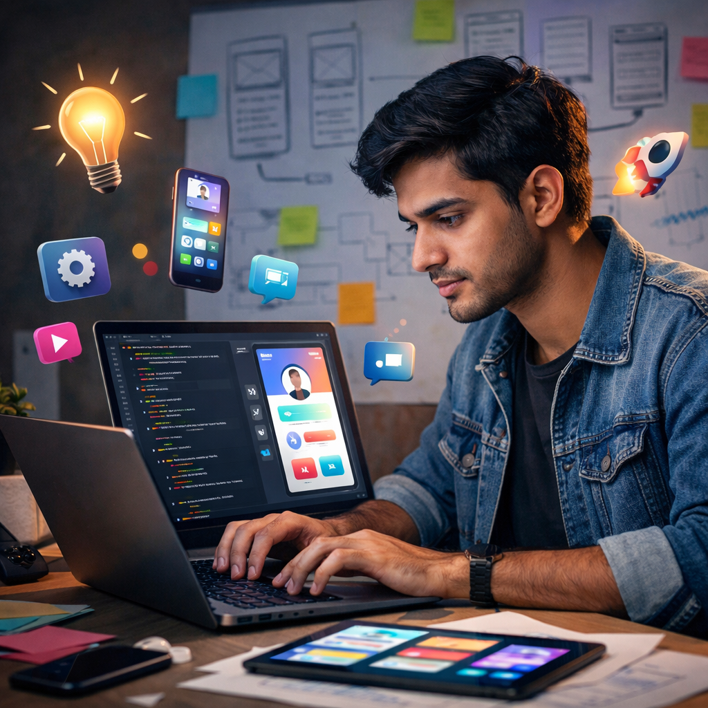 নিজে অ্যাপ বানানোর সুযোগ ভাইব কোডিং এর মাধ্যমে