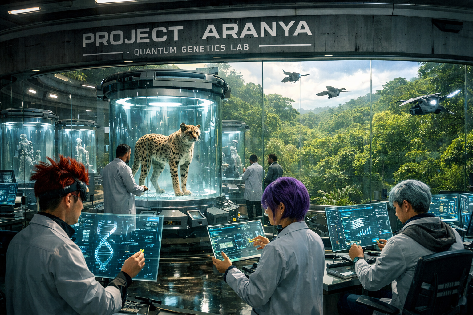 ভারতের আসামে উদ্বোধন হলো বিশ্বের প্রথম এআই এবং কোয়ান্টাম জেনেটিক্স চালিত বন্যপ্রাণী মেগা প্রকল্প অরণ্য এবং বিলুপ্ত প্রাণীদের পুনর্জন্মের নতুন যুগের সূচনা