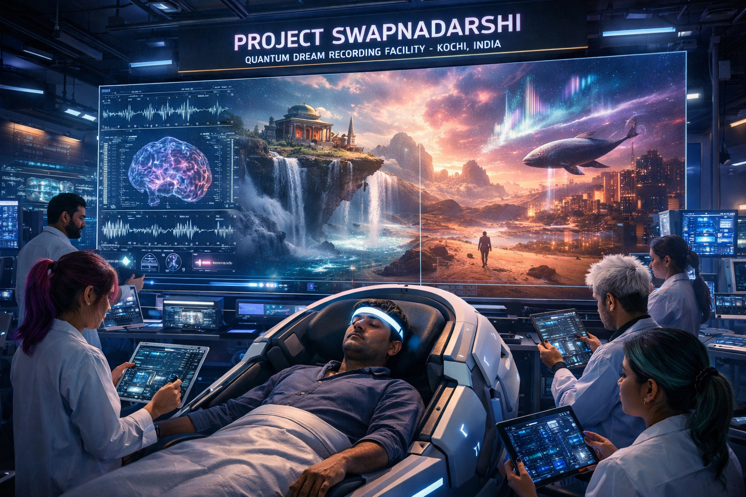 ভারতের কোচিতে উদ্বোধন হলো বিশ্বের প্রথম এআই চালিত কোয়ান্টাম ড্রিম রেকর্ডিং মেগা প্রকল্প স্বপ্নদর্শী এবং মানুষের অবচেতন মনের নতুন যুগের সূচনা