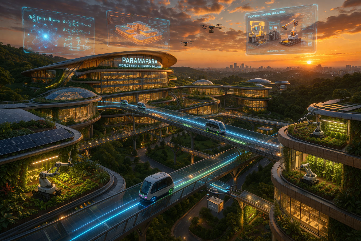 ভারতের বেঙ্গালুরুতে উদ্বোধন হলো বিশ্বের প্রথম এআই চালিত কোয়ান্টাম শিক্ষা এবং দক্ষতা উন্নয়ন মেগা প্রকল্প পরম্পরা এবং জ্ঞানভিত্তিক সমাজের নতুন যুগের সূচনা