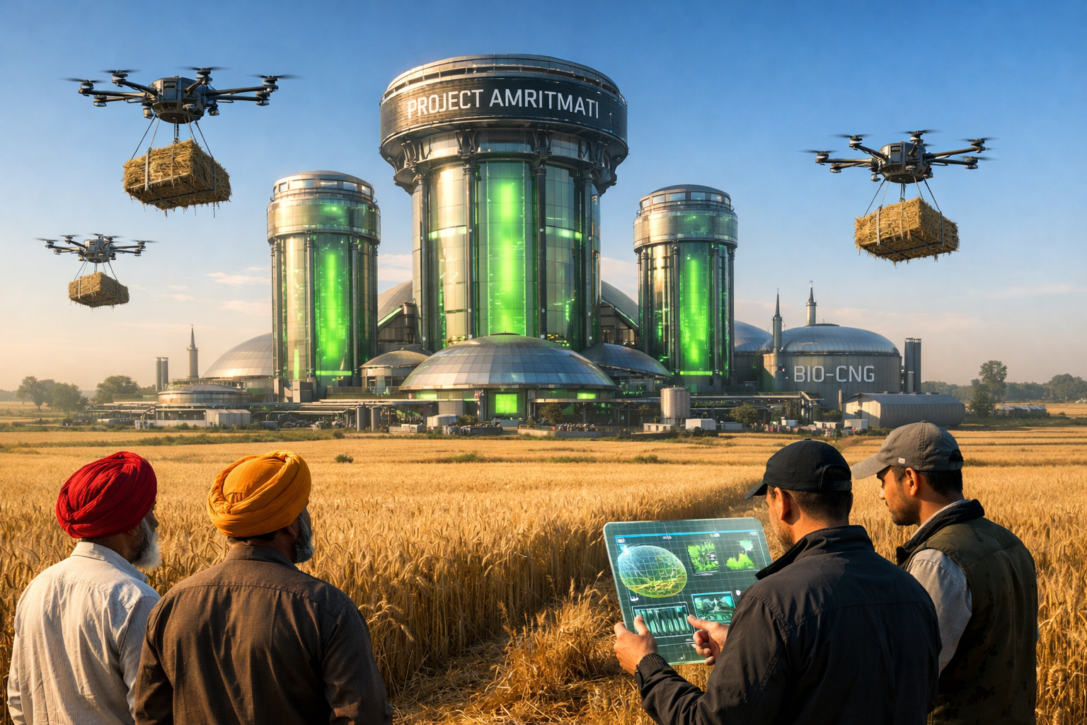 ভারতের পাঞ্জাবে উদ্বোধন হলো বিশ্বের প্রথম এআই চালিত মাটি পুনরুদ্ধার এবং বায়োমাস মেগা প্রকল্প অমৃতমাটি এবং দূষণমুক্ত কৃষির নতুন যুগের সূচনা