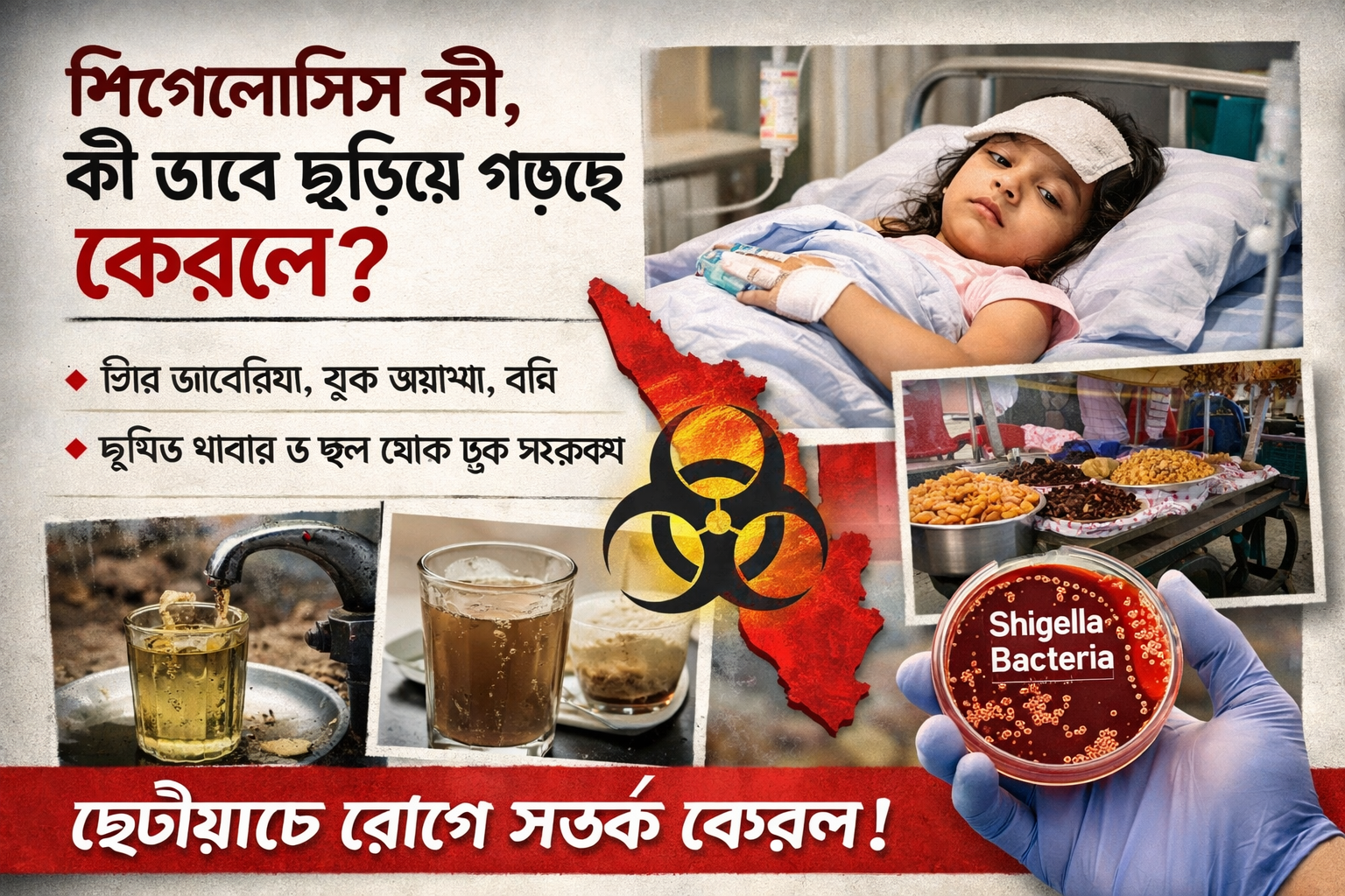 “কোঝিকোড়ে ছড়াচ্ছে শিগেলোসিস: শিশু মৃত্যুতে বাড়ছে উদ্বেগ”