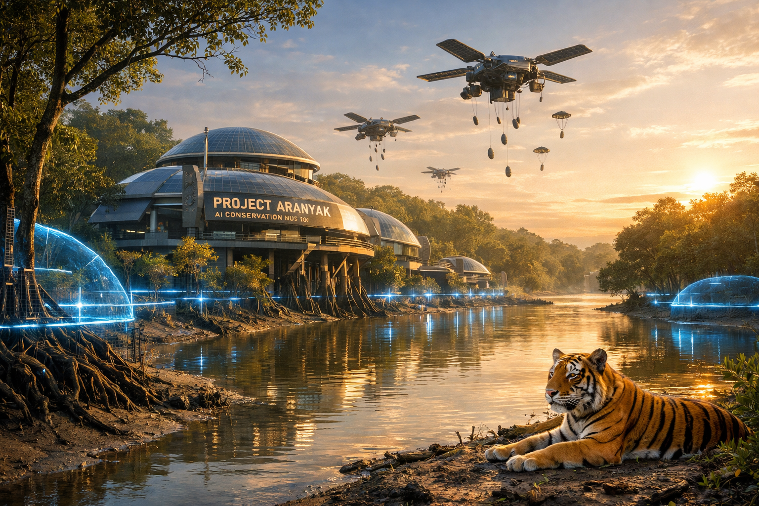 ভারতের সুন্দরবনে উদ্বোধন হলো বিশ্বের প্রথম এআই চালিত ম্যানগ্রোভ পুনরুদ্ধার এবং বন্যপ্রাণী সাইবার শিল্ড মেগা প্রকল্প অরণ্যক এবং বাস্তুতন্ত্র সুরক্ষায় নতুন যুগের সূচনা