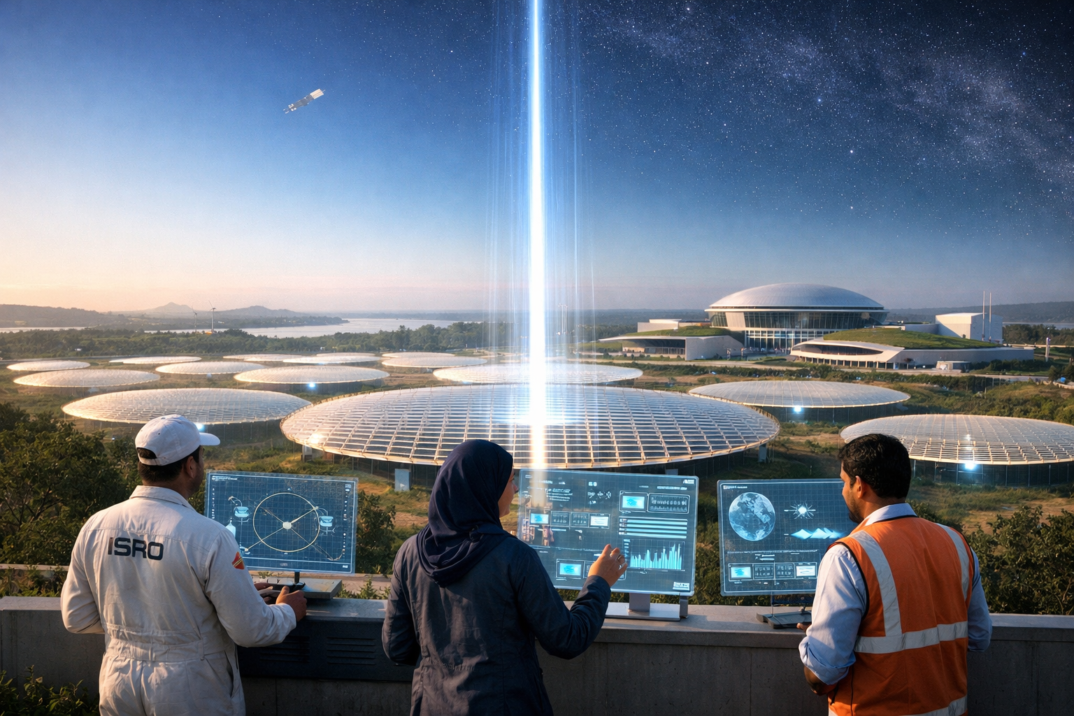 ভারতের শ্রীহরিকোটায় উদ্বোধন হলো বিশ্বের প্রথম এআই চালিত স্পেস বেসড সোলার পাওয়ার মেগা প্রকল্প সূর্যযান এবং অনন্ত শক্তির নতুন যুগের সূচনা