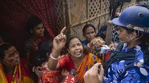 গ্ৰামের মহিলাদের অভিযোগ তৃণমূলের বিরুদ্ধে