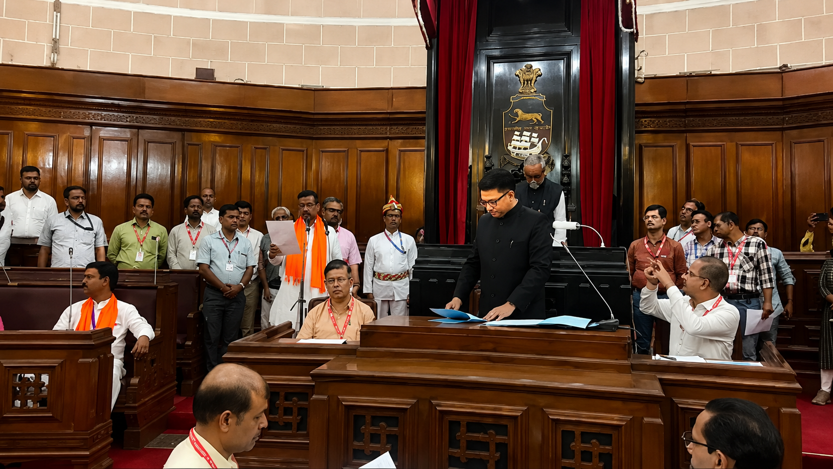 পশ্চিমবঙ্গ বিধানসভায় মুখ্যমন্ত্রী শুভেন্দু অধিকারীর শপথ গ্রহণ: নতুন দিগন্তের সূচনা