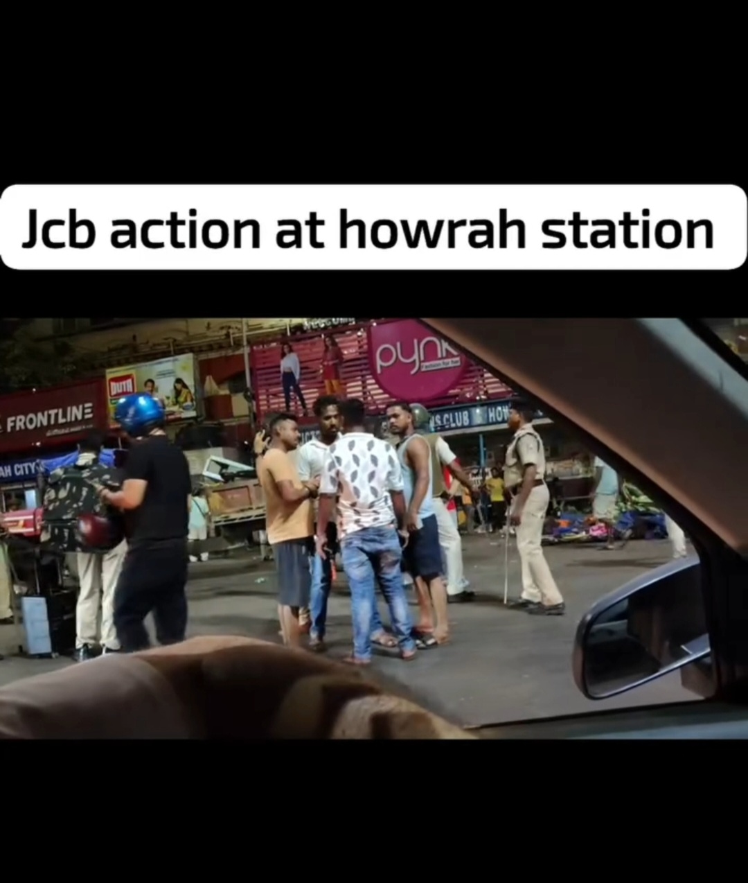হাওড়া স্টেশন চত্বরে JCB অ্যাকশন অবৈধ দখল উচ্ছেদে তৎপর প্রশাসন