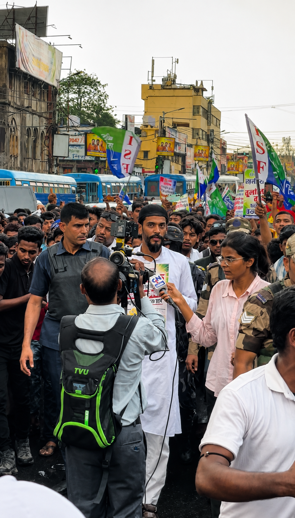 শিয়ালদা থেকে নির্বাচন কমিশন অফিস পর্যন্ত ISF-এর মিছিল, SIR-এ ২৭ লক্ষ নাম বাদ নিয়ে সরব নওশাদ সিদ্দিকী