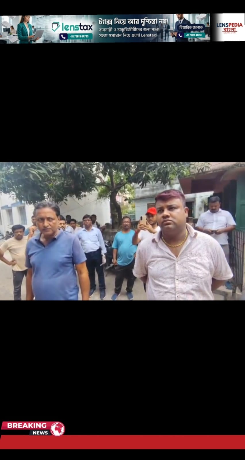 তৃণমূল কর্মীদের দেওয়া ফুল ফিরিয়ে দিলেন ব্যারাকপুরের বিধায়ক কৌস্তভ বাগচী