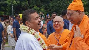 বেলুড় মঠ পরিদর্শনে এলেন মুখ্যমন্ত্রী শুভেন্দু অধিকারী 