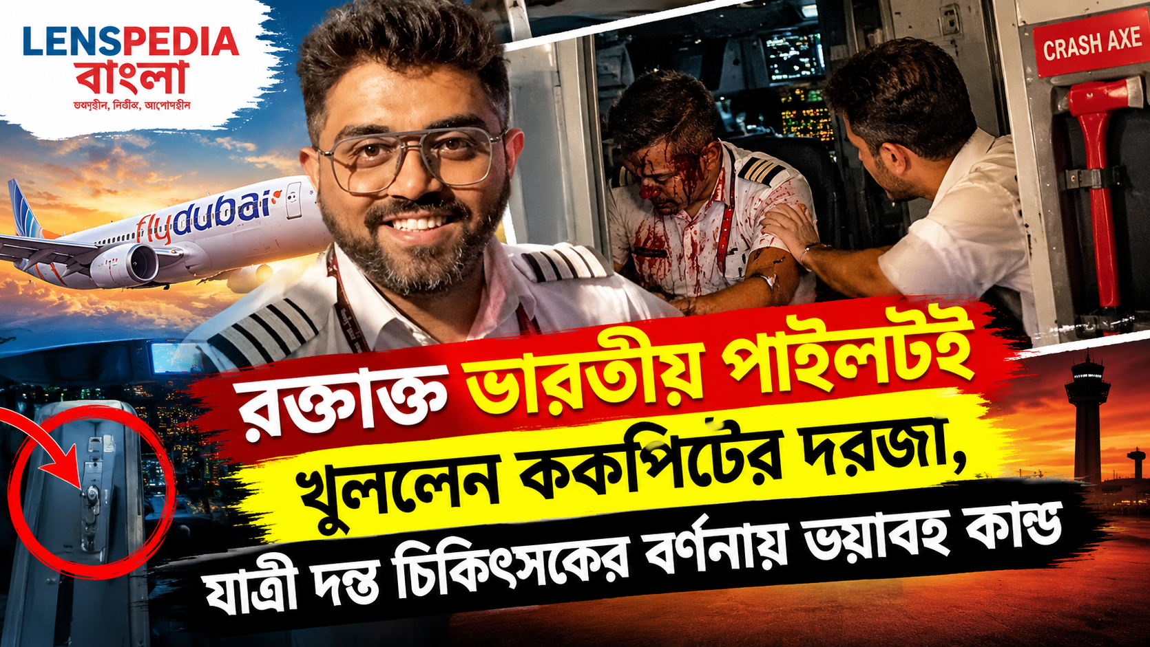 রক্তস্নাত ভারতীয় পাইলটই খুলেছিলেন ককপিটের দরজা, কুঠারের কোপের ভয়াবহ বর্ণনা যাত্রীর