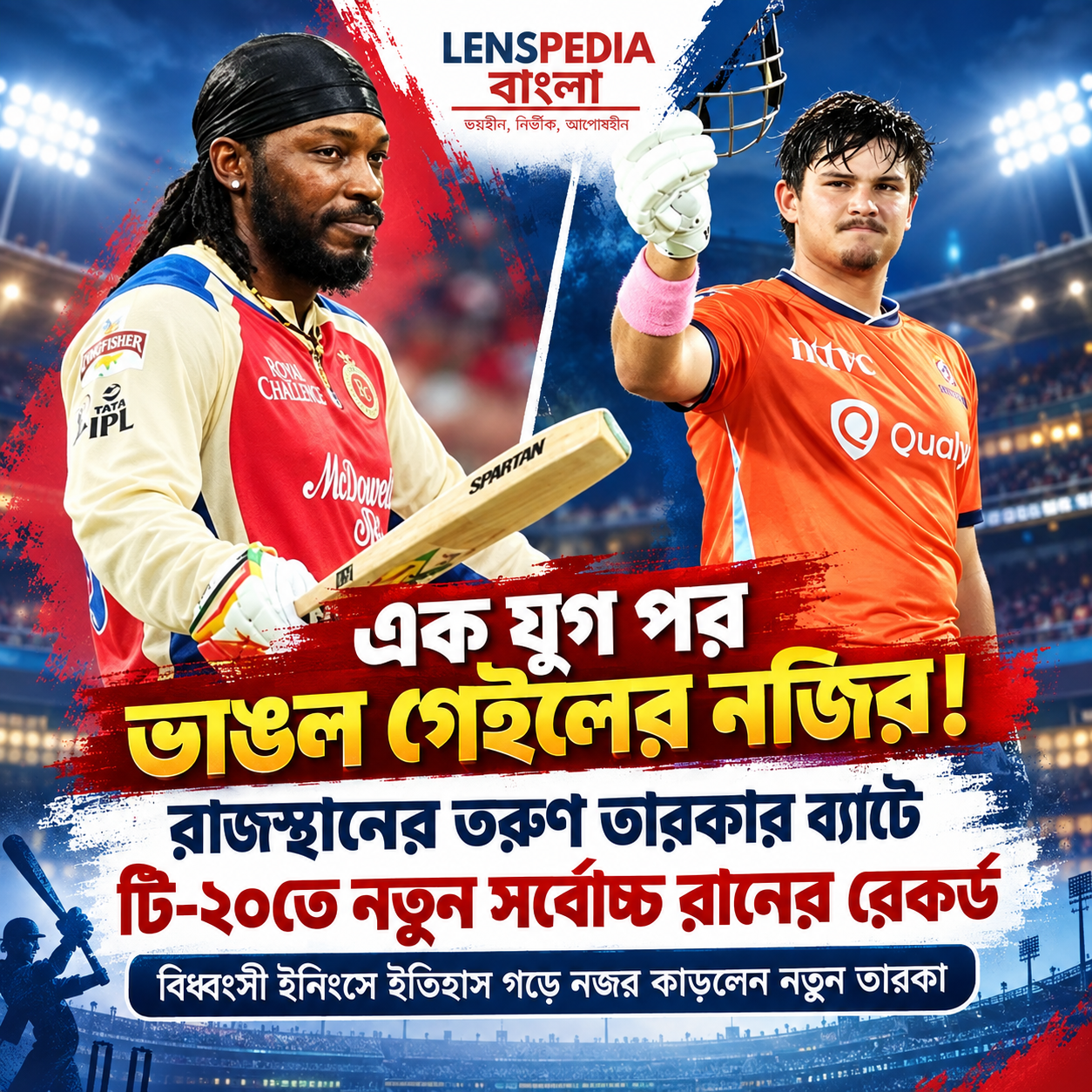 একযুগ পর গেইলের রেকর্ড ভাঙলেন রাজস্থান তারকা, টি-২০তে গড়লেন সর্বোচ্চ রানের নতুন নজির