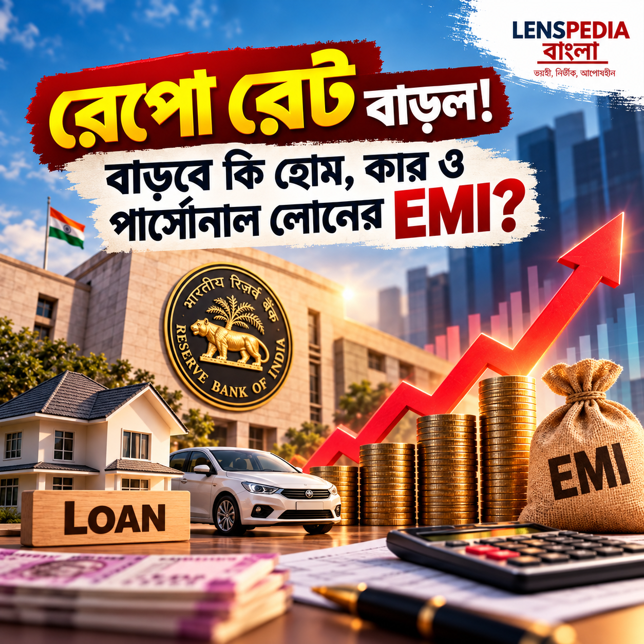 RBI-এর রেপো রেট বাড়ল, বাড়বে কি হোম-কার-পার্সোনাল লোনের EMI?