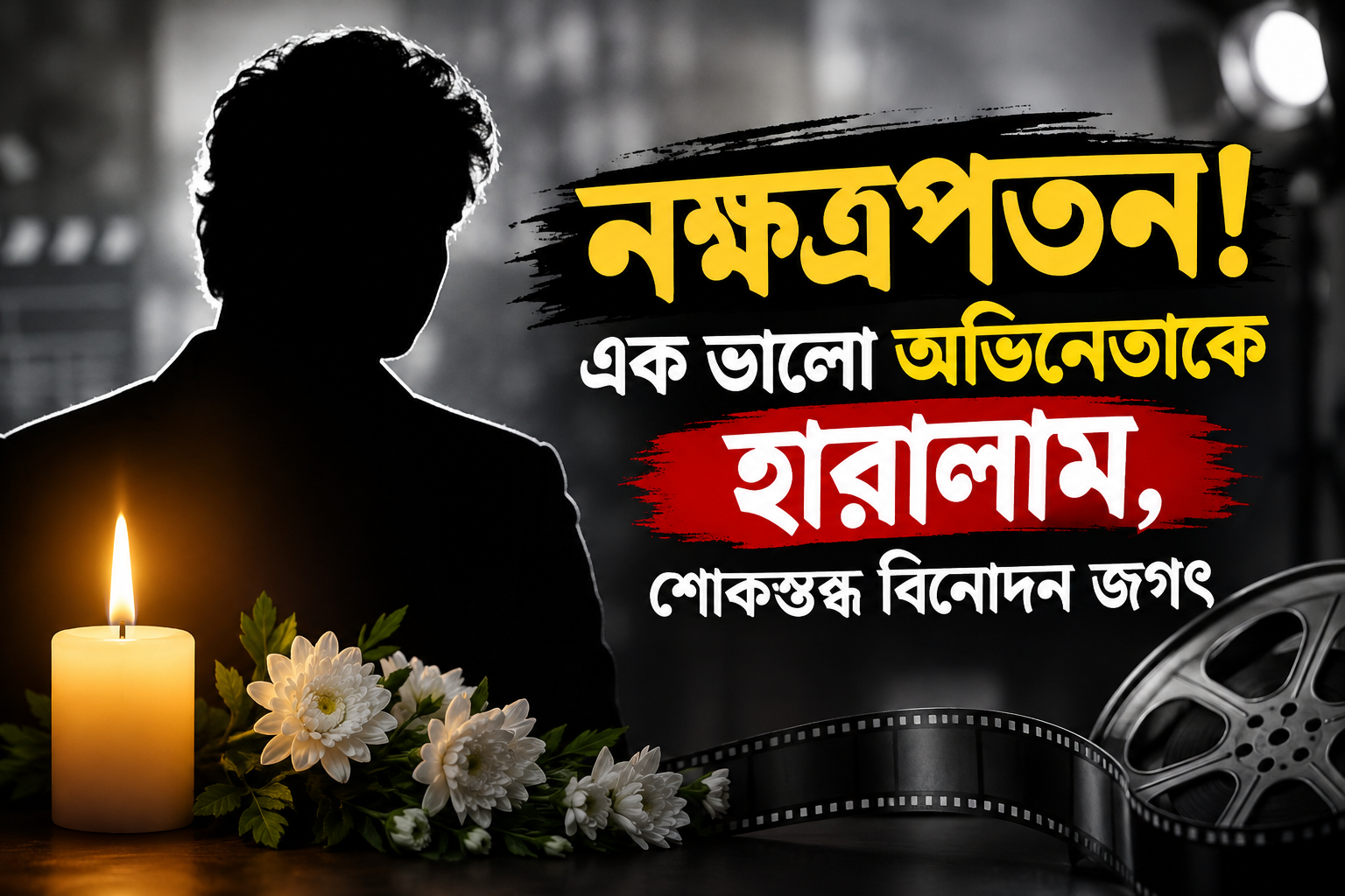 নক্ষত্রপতন! এক ভালো অভিনেতাকে হারালাম, শোকস্তব্ধ বিনোদন জগৎ