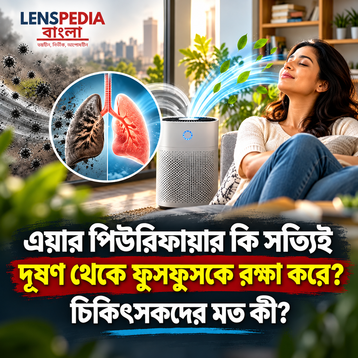 বাড়িতে এয়ার পিউরিফায়ার রাখলেই কি বাঁচবে ফুসফুস? চিকিৎসকেরা কী বলছেন?