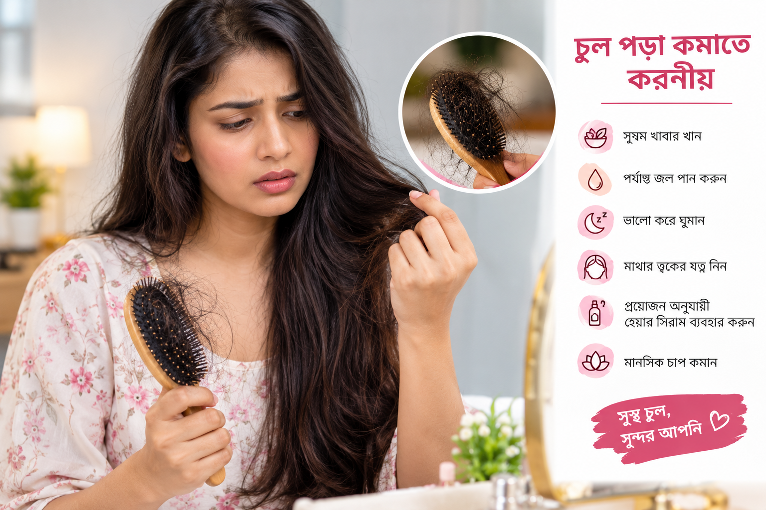 বিয়ের আগে চুলের রুক্ষতা নিয়ে চিন্তায়? জেনে নিন সহজ সমাধান
