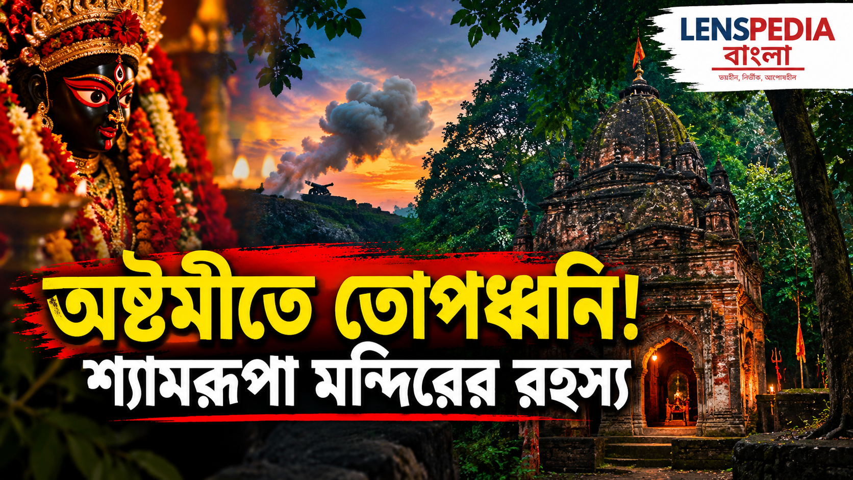 অষ্টমীতে শ্যামরূপার মন্দিরে তোপধ্বনির রহস্য! কাঁকসার গড়জঙ্গলে একসময় নরবলির প্রচলন ছিল?
