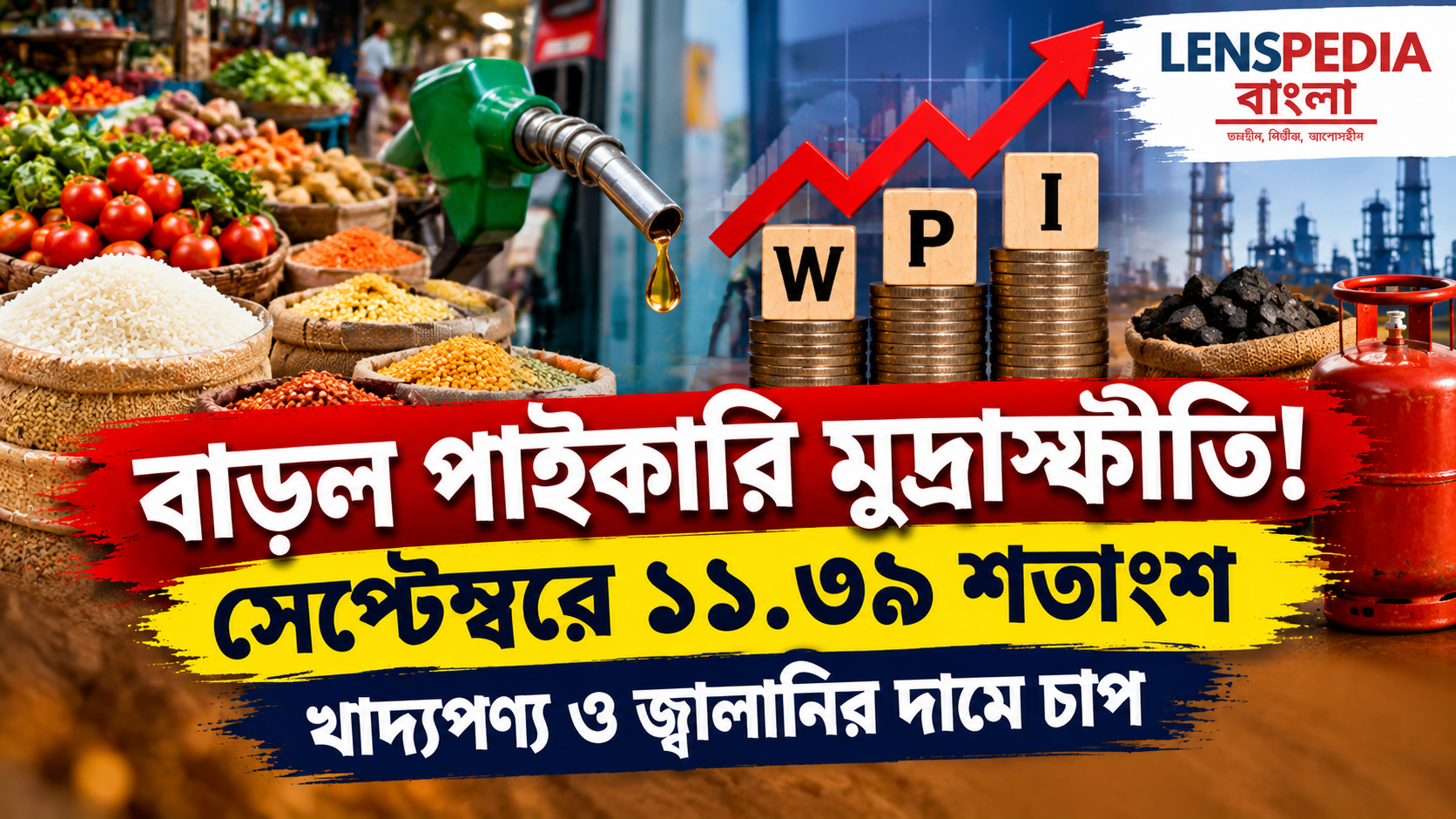 খাদ্যপণ্য ও জ্বালানির দাম বৃদ্ধির ধাক্কা! সেপ্টেম্বরে পাইকারি মুদ্রাস্ফীতি বেড়ে ১১.৩৯ শতাংশ